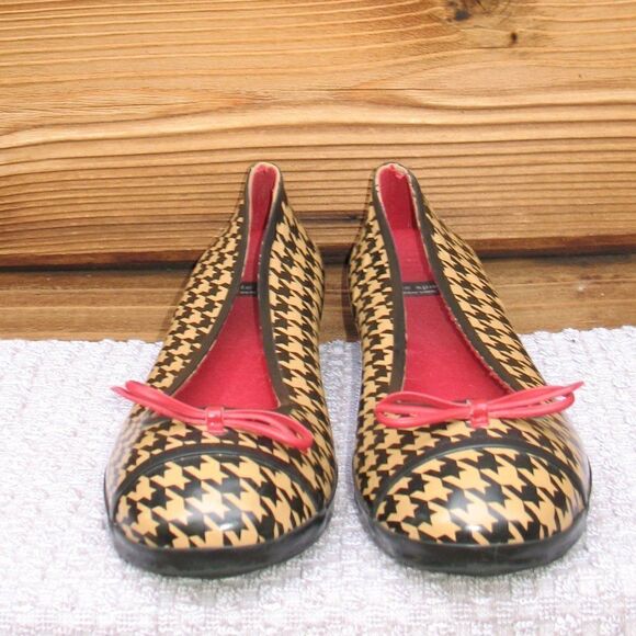 Kate Spade Rubber Rain Flats - Picture 4 of 9